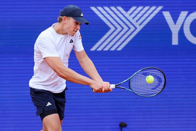 Justin Engel (Germany) kontrolliert den Ball, Bitpanda Hamburg Open, Bitpanda Hamburg Open, Rothenbaum am 19. May 2026 in Hamburg, Deutschland. (Foto von Marco Steinbrenner DeFodi Images) Justin Engel (Germany) controls the ball, Bitpanda Hamburg Open, Bitpanda Hamburg Open, Rothenbaum, May 19, 2026 in Hamburg, Germany. (Photo by Marco Steinbrenner DeFodi Images) -