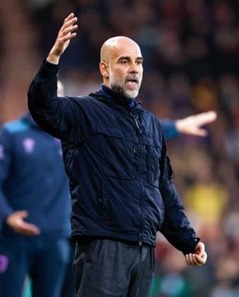 Pep Guardiola the Manchester City manager AFC Bournmeouth v Manchester City, Football, Premier League, Vitality Stadium, Bournemouth, Dorset, UK - 19 05 2026 EDITORIAL USE ONLY No use with unauthorised audio, video, data, fixture lists, club league logos or live services. Online in-match use limited to 120 images, no video emulation. No use in betting, games or single club league player publications.  Copyright: xMattxImpey Shutterstockx 16884011ag