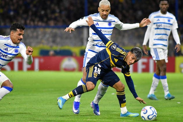 Boca vs Cruzeiro Foto: FOTOBAIRES Copa Conmebol Libertadores.