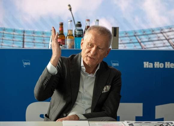 Fussball, Herren, Saison 2025 26, 2. Bundesliga, Hertha BSC, Medienrunde, Geschäftsführer Dr. Peter Görlich (Hertha BSC), 20.05. 2026, Copyright: xMatthiasxKochx