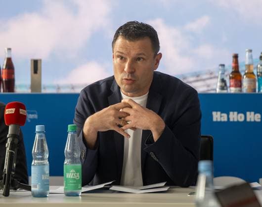 Fussball, Herren, Saison 2025 26, 2. Bundesliga, Hertha BSC, Medienrunde, Sportdirektor Benjamin Weber (Hertha BSC), 20.05. 2026, Copyright: xMatthiasxKochx