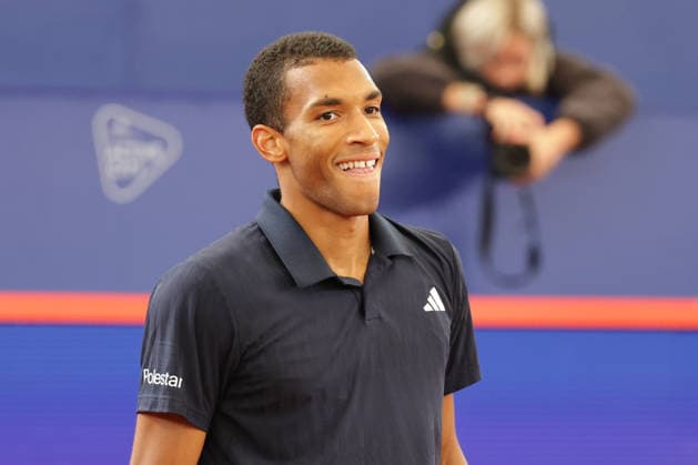 2026.05.20, xFSx, Bitpanda Open Hamburg ATP500, Achtelfinale, Herren-Tennistunier in Hamburg , Am Rothembaum in Hamburg , Felix Auger-Aliassime (CAN) laechelt , freut sich Copyright: HMBxMedia FernandoxSoares