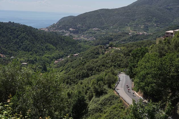 The race during Stage 11 of the Giro d™Italia, from Porcari to Chiavari, Italy, Wednesday, May 20, 2026.  Copyright: xMarcoxAlpozzi LaPressex