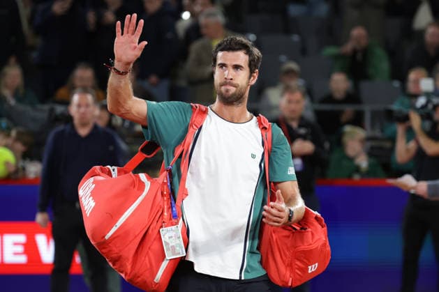 2026.05.20, xFSx, Bitpanda Open Hamburg ATP500, Achtelfinale, Herren-Tennistunier in Hamburg , Am Rothembaum in Hamburg , Karen Khachanov verabschiedet sich von den Zuschauer Copyright: HMBxMedia FernandoxSoares