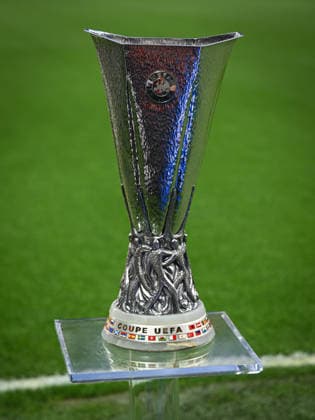 FUSSBALL EUROPA LEAGUE SAISON 2025 2026 Finale in Istanbul 20.05.2026 SC Freiburg - Aston Villa Der Europa League Pokal steht vor dem Spiel im Besiktas - Park Stadion