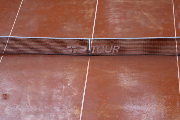 Bitpanda Hamburg Open, ATP, Tennis Herren 500, Tennisstadion am Rothenbaum: Spielpause wegen Regens.
