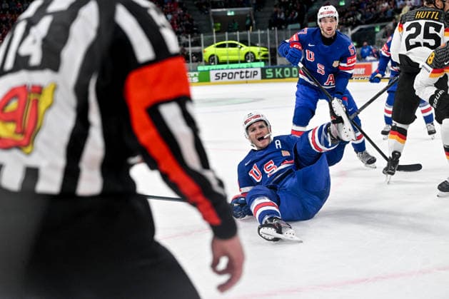 ZURICH, SWITZERLAND - MAY 20: Matthew Tkachuk of the United States in action during the 2026 IIHF Ice hockey, Eishockey World Championship, WM, Weltmeisterschaft Switzerland game between USA and Germany at Swiss Life Arena on May 20, 2026 in Zurich, Zurich. Zurich Swiss Life Arena Zurich Switzerland Copyright: xJustPictures.ch AndreaxBrancax jp-en-EuSpIm-JP7_ANB_USA_Ger_20052026_8218