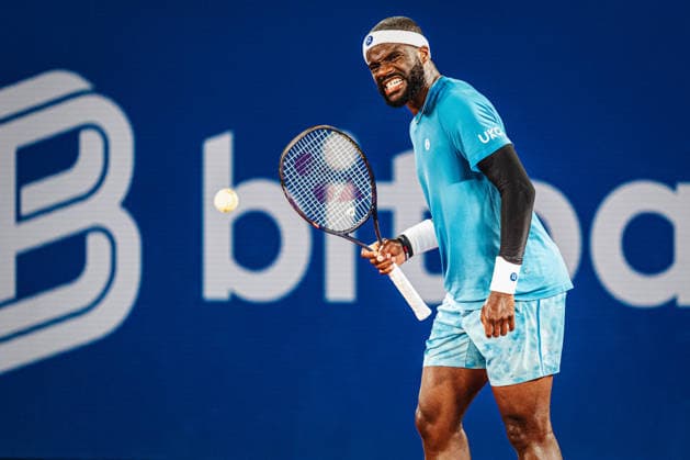 Tennis Männer bitpanda Hamburg Open ATP, Tennis Herren 500 Camilo Ugo Carabelli (ARG) vs. Frances Tiafoe (USA) 20.05.2026 Frances Tiafoe Emotionen Hamburg Tennisstadion am Rothenbaum Hamburg Deutschland