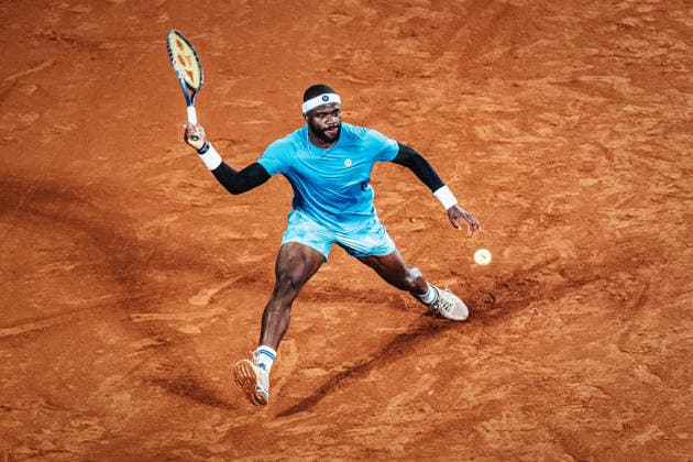 Tennis Männer bitpanda Hamburg Open ATP, Tennis Herren 500 Camilo Ugo Carabelli (ARG) vs. Frances Tiafoe (USA) 20.05.2026 Frances Tiafoe Vorhand Hamburg Tennisstadion am Rothenbaum Hamburg Deutschland