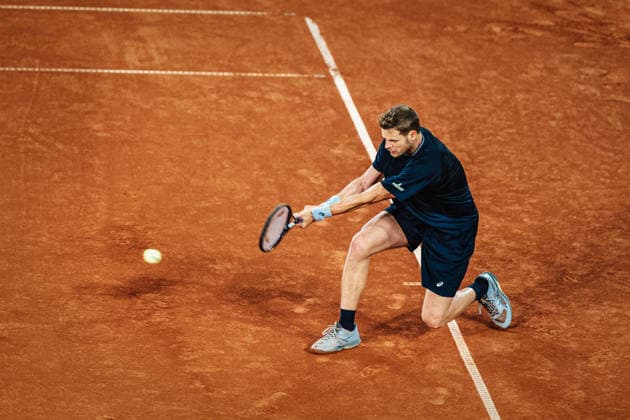 Tennis Männer bitpanda Hamburg Open ATP, Tennis Herren 500 Luciano Darderi (ITA) vs. Yannick Hanfmann (GER) 20.05.2026 Yannick Hanfmann Rückhand Hamburg Tennisstadion am Rothenbaum Hamburg Deutschland