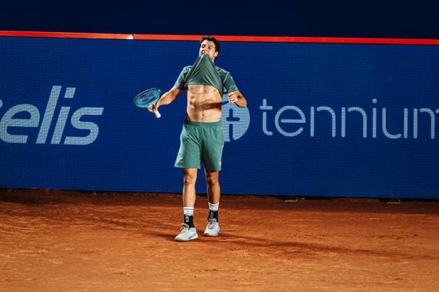 Tennis Männer bitpanda Hamburg Open ATP, Tennis Herren 500 Luciano Darderi (ITA) vs. Yannick Hanfmann (GER) 20.05.2026 Luciano Darderi ärgert sich Hamburg Tennisstadion am Rothenbaum Hamburg Deutschland
