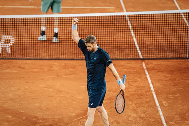 Tennis Männer bitpanda Hamburg Open ATP, Tennis Herren 500 Luciano Darderi (ITA) vs. Yannick Hanfmann (GER) 20.05.2026 Yannick Hanfmann jubelt Hamburg Tennisstadion am Rothenbaum Hamburg Deutschland