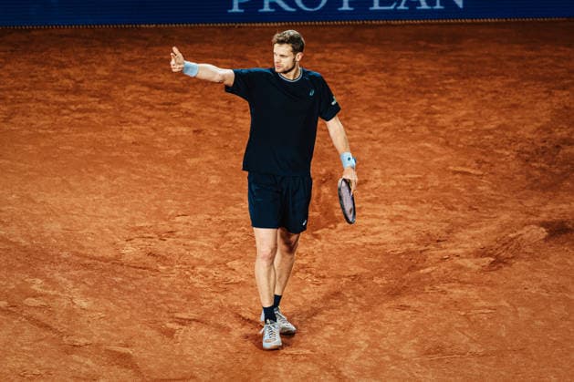 Tennis Männer bitpanda Hamburg Open ATP, Tennis Herren 500 Luciano Darderi (ITA) vs. Yannick Hanfmann (GER) 20.05.2026 Yannick Hanfmann gestikuliert Hamburg Tennisstadion am Rothenbaum Hamburg Deutschland