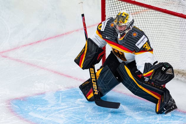 ZURICH, SWITZERLAND - MAY 20: Philipp Grubauer (Germany, 30) during warm up before the Preliminary Round - Group A Match 27 between United States and Germany at the IIHF Ice hockey, Eishockey World Championship, WM, Weltmeisterschaft 2026, Swiss Life Arena on May 20, 2026 in Zurich, Switzerland. Zurich Switzerland Copyright: xTimoxSteinx