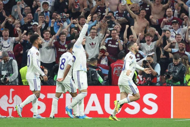 20.05.2026, xrekx, Fussball Europa League Finale 2026, SC Freiburg - Aston Villa v.l. Jubel, Freude über den Gewinn der Europa League (DFL DFB REGULATIONS PROHIBIT ANY USE OF PHOTOGRAPHS as IMAGE SEQUENCES and or QUASI-VIDEO) Istanbul