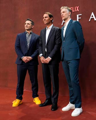 RAFA premiere in Madrid. Diego Avalos, Rafa Nadal and Zach Heinzerling attend RAFA premiere. May 20, 2026. (ALTERPHOTOS Acero) MadridSpain  Copyright: xAcerox