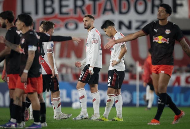 River vs Bragantino Foto: FOTOBAIRES Copa Conmebol Sudamericana. Copyright: xNICOLASxABOAFxNICOLASxABOAFx