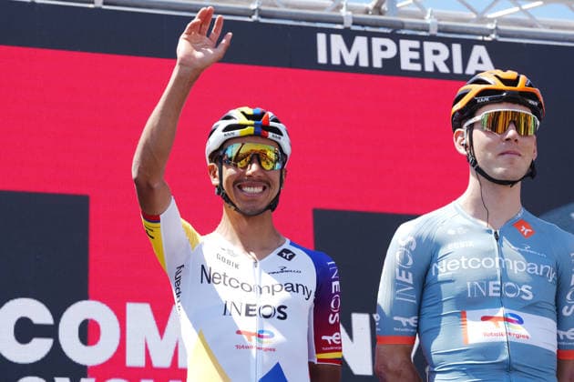 Colombia™s Egan Arley Bernal Gomez of Netcompany Ineos during Stage 12 of the Giro d™Italia, from Imperia to Novi Ligure, Italy, Thursday, May 21, 2026.  Copyright: xMassimoxPaolone LaPressex