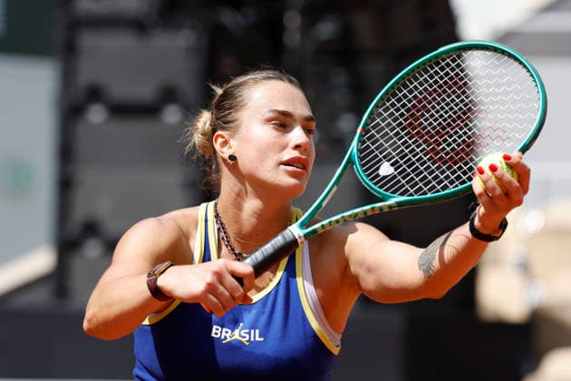 May 21, 2026, Paris, Paris, France: Aryna SANALENKA (RUS))in action during training session day 4 of the qualifications of the tennis Grand Slam of Roland Garros 2026, at Roland Garros Stadium - on April 16 2026 .Paris - France Tennis press conference, PK, Pressekonferenz Of The Tennis Grand Slam Of Roland Garros 2026  - ZUMAb253 20260521_zsp_b253_002 Copyright: xLoicxBaratouxx