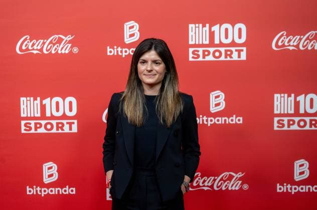 BILD100 im Axel-Springer-Haus, Katharina Kiel (Präsidentin des Ligaverbands Frauen-Bundesliga FBL), 22.05. 2026, Copyright: xMatthiasxKochx