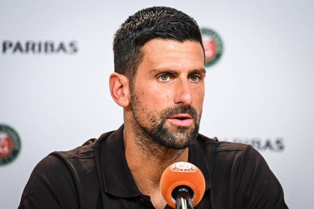 May 22, 2026, Paris, France, France: Novak DJOKOVIC of Serbia during the Roland-Garros 2026, French Open 2026, Grand Slam tennis tournament at Roland-Garros Stadium on May 22, 2026 in Paris, France. Paris France - ZUMAm308 20260522_zsp_m308_016 Copyright: xMatthieuxMirvillex