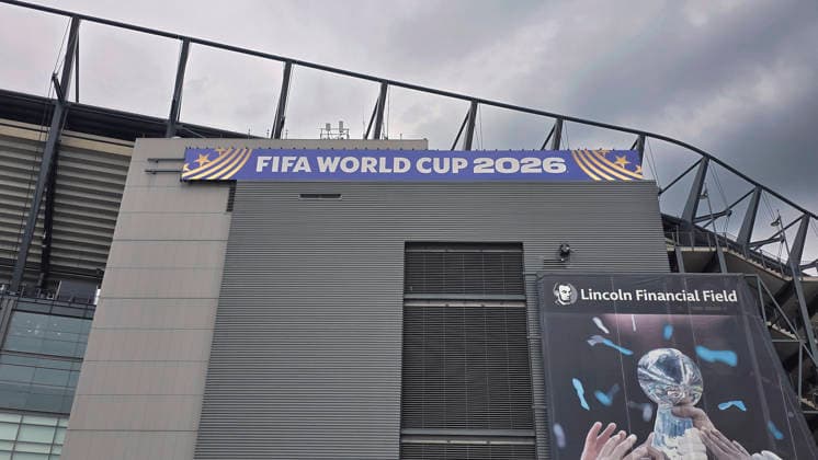 Foto : Blick auf das Lincoln Financial Field Stadium - in Philadelphia ( Pennsylvania , USA ) Vorschau Fussball WM 2026