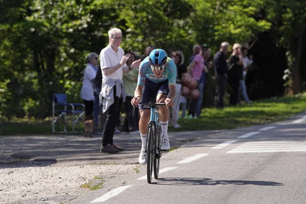 Italy™s Alberto Bettiol of XDS Astana Team during Stage 13 of the Giro d™Italia, from Alessandria to Verbania, Italy, Friday May 22, 2026.  Copyright: xMarcoxAlpozzi LaPressex
