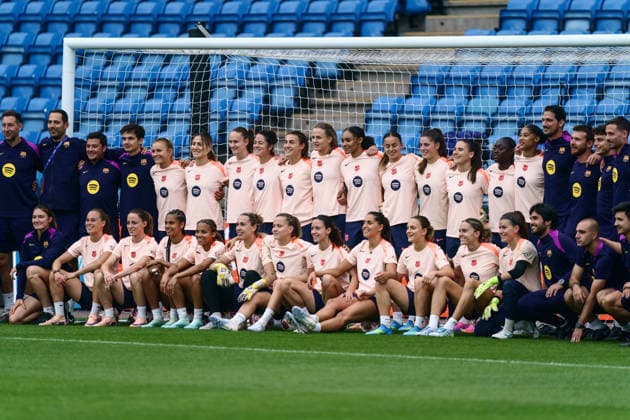 FC Barcelona training at Ullevaal Stadium for the Mesterliga final Oslo 20260522 FC Barcelona training at Ullevaal Stadium for the Mesterliga final Photo Jonas Been Henriksen NTB Oslo Norway EDITORIAL USE ONLY RESTRICTED USE FOR BETTING COMPANIES  Copyright: xJonasxBeenxHenriksenx xNTBx