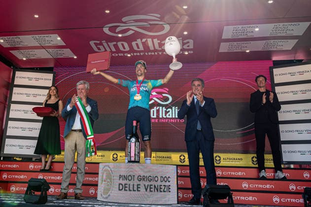 CYCLING - Giro d Italia - Stage 13 - Alessandria - Verbania Photo by IPA ABACAPRESS.COM84970942 - Alberto Bettiol of XDS Astana Team 109th Giro d Italia 2026 - Stage 13 from Alessandria to Verbania on May 22, 2026 in Verbania, Italy Verbania Italy  Copyright: xIPAxSport ABACAx