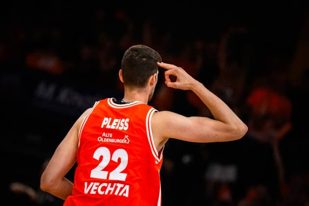 22.05.2026, Rasta Dome, Vechta Basketball, easyCredit Bundesliga, Playoffs Viertelfinale, Rasta Vechta vs. ALBA Berlin Tibor Pleiß Pleiss ( 22 Vechta)