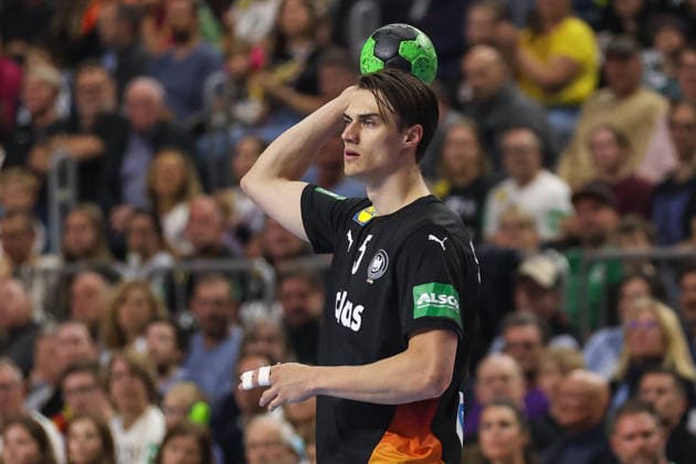 17.05.2026, xkwix, Handball, Länderspiel, Deutschland - Dänemark , Lanxess-Arena in Köln: Miro Schluroff (Germany 05) Photo: xKamilxWilkowskixPressefotoKochx Nordrhein-Westfalen Deutschland