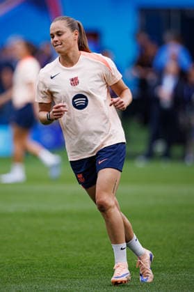 Ewa Pajor seen during the FC Barcelona, Barca Femeni Official Training Session before UEFA Womens Champions League 2026 final (Maciej Rogowski Ball Raw Images) Oslo Ullevaal Stadion Norway Copyright: xMaciejxRogowskix maciejrogowski_22052026_fcbarcelona-16