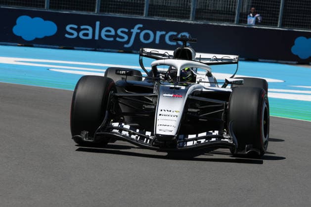 RECORD DATE NOT STATED 22nd May 2026; Circuit Gilles Villeneuve, Montreal, Quebec, Canada; 2026 FIA Formula 1 Canadian Grand Prix, Free Practice Day; Sergio Perez (11) of Mexico and Cadillac Formula 1 Team at turn 10 ArtxVega