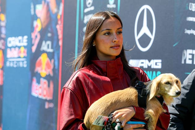 IPA84984083 - Alexandra Saint Mlieux Leclerc (MON) wife of (16) Charles Leclerc (MON) - Scuderia Ferrari HP - Ferrari SF-26 - Ferrari, and Leo during the Free Practice of Formula 1 AWS Canadian Grand Prix 2026 at Circuit Gilles Villeneuve in Montreal, Canada. Round 7 of the 2026 FIA Formula One World Championship, WM, Weltmeisterschaft held May 22-24, 2026. The Circuit Gilles Villeneuve on Ile Notre-Dame in Montreal, named after the legendary Ferrari driver, hosts the Sprint format for the seventh round. This event weekend features the F1 Sprint format, with a Sprint Shootout and Sprint Race in addition to the standard qualifying session and Grand Prix. during Formula 1 AWS Canadian Grand Prix 2026 - Round 7 - Circuit Gilles Villeneuve, Formula 1 Championship in , , May 22 2026 Copyright: xStefanoxFacchin xAlessioxDexMarcox xAvens-images.com AvensImages IPAxSportx xx 84984083