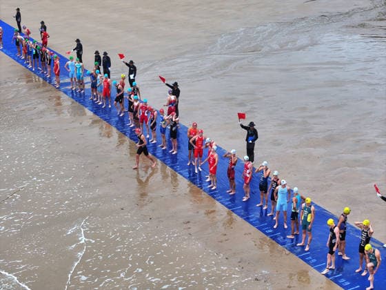 2026 Lianyungang Triathlon Asian Cup Contestants compete in the Excellent Group of the 2026 Lianyungang Triathlon Asian Cup in Lianyungang, Jiangsu Province, China on May 23, 2026. Lianyungang Jiangsu China  Copyright: xCFOTOx i1779547964650