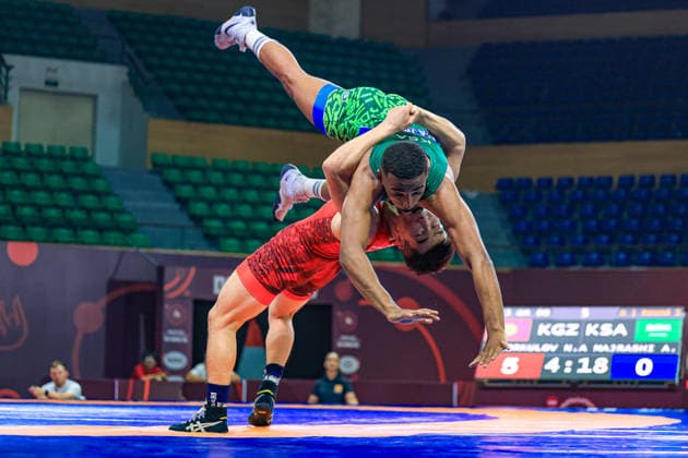 U23 Wrestling Asian Championships 60kg GR - Nuristan Suiorkulov (KGZ) df. Abdullah Tariq A Majrashi (KSA)
