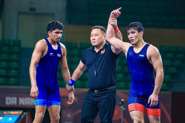U23 Wrestling Asian Championships 72kg GR - Shakhzod Kuchkorov (UZB) df. Vinit Vinit (IND)