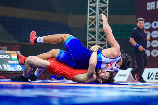U23 Wrestling Asian Championships 97kg GR - Islam Yevloyev (KAZ) df. Rohit Rohit (IND)