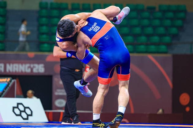 U23 Wrestling Asian Championships 72kg GR - Shakhzod Kuchkorov (UZB) df. Vinit Vinit (IND)