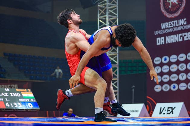 U23 Wrestling Asian Championships 97kg GR - Islam Yevloyev (KAZ) df. Rohit Rohit (IND)