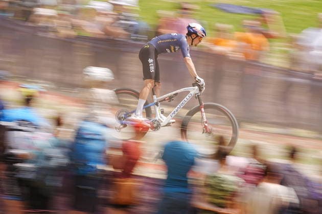 World Cup cross country mountain bike shorttrack men s race, Vysocina Arena, Nove Mesto na Morave, May 23, 2026. Tom Pidcock from the United Kingdom. (CTKxPhoto JaroslavxSvoboda) CTKPhotoP2026052303021  CTKPhotoP2026052303021