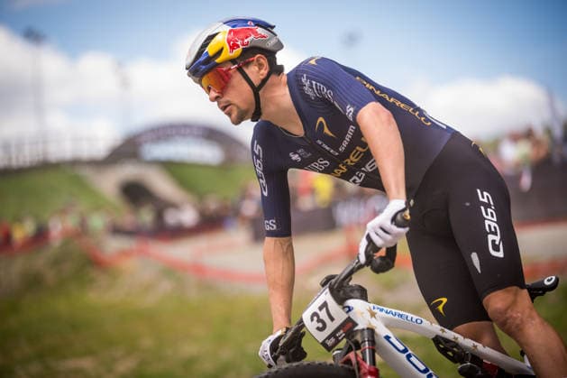World Cup cross country mountain bike shorttrack men s race, Vysocina Arena, Nove Mesto na Morave, May 23, 2026. Tom Pidcock from the United Kingdom. (CTKxPhoto JaroslavxSvoboda) CTKPhotoP2026052303149  CTKPhotoP2026052303149