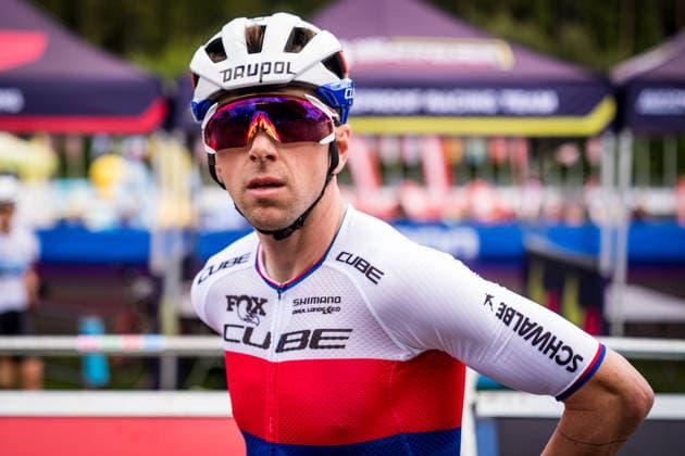 World Cup cross country mountain bike shorttrack men s race, Vysocina Arena, Nove Mesto na Morave, May 23, 2026. Ondrej Cink from the Czech Republic. (CTKxPhoto JaroslavxSvoboda) CTKPhotoP2026052303150  CTKPhotoP2026052303150