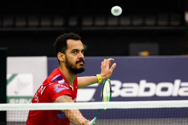 BADMINTON - Austrian Open GRAZ,AUSTRIA,23.MAY.26 - BADMINTON - Austrian Open. Image shows Collins Valent Filimon (AUT).  GEPAxpictures xJamesxDoak