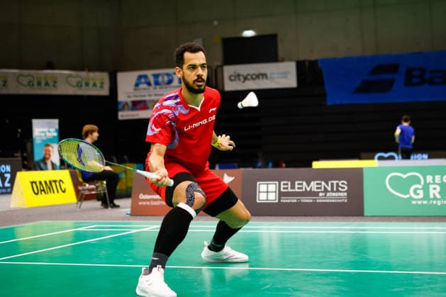 BADMINTON - Austrian Open GRAZ,AUSTRIA,23.MAY.26 - BADMINTON - Austrian Open. Image shows Collins Valent Filimon (AUT).  GEPAxpictures xJamesxDoak