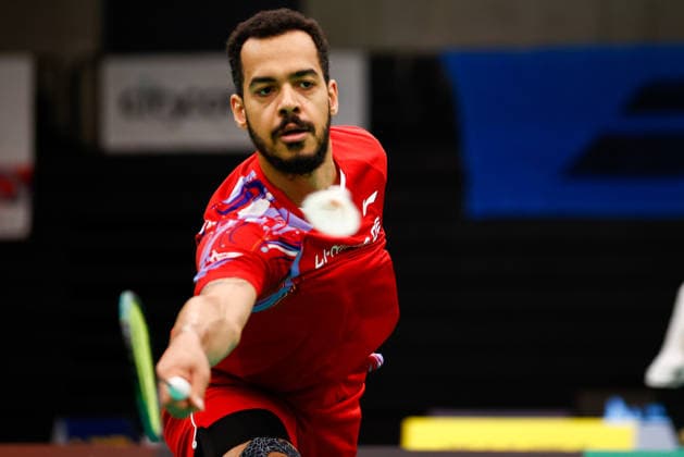 BADMINTON - Austrian Open GRAZ,AUSTRIA,23.MAY.26 - BADMINTON - Austrian Open. Image shows Collins Valent Filimon (AUT).  GEPAxpictures xJamesxDoak