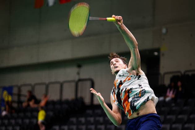 BADMINTON - Austrian Open GRAZ,AUSTRIA,23.MAY.26 - BADMINTON - Austrian Open. Image shows Giovanni Toti (ITA).  GEPAxpictures xJamesxDoak