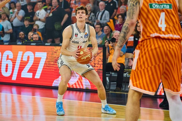 Richard Balint (BMA365 Bamberg Baskets, 11) GER, ratiopharm ulm vs. Bamberg Baskets, Basketball, Playoffs, Viertelfinale, 3. Spiel, EasyCredit BBL, Spielzeit 2025 2026, 23.05.2026 GER, ratiopharm ulm vs. Bamberg Baskets, Basketball, Playoffs, Viertelfinale, 3. Spiel, EasyCredit BBL, Spielzeit 2025 2026, 23.05.2026 Neu-Ulm Copyright: xEibner-Pressefoto GeraldxOelze-dexStoppanyx EP_ODS