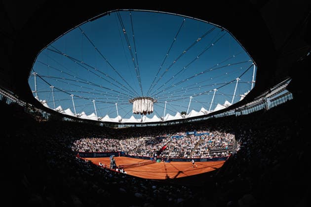 Tennis Männer bitpanda Hamburg Open ATP, Tennis Herren 500 Finale Ignacio Buse (PER) vs. Tommy Paul (USA) 23.05.2026 Das ausverkaufte Stadion am Rothenbaum Totale Hamburg Tennisstadion am Rothenbaum Hamburg Deutschland