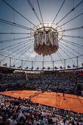 Tennis Männer bitpanda Hamburg Open ATP, Tennis Herren 500 Finale Ignacio Buse (PER) vs. Tommy Paul (USA) 23.05.2026 Das ausverkaufte Stadion am Rothenbaum Totale Hamburg Tennisstadion am Rothenbaum Hamburg Deutschland